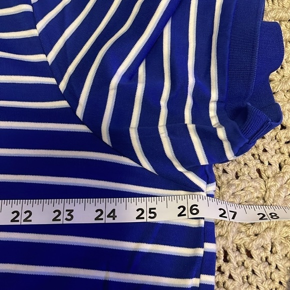 PIMA SOFT TOUCH Polo Ralph Lauren Men’s XXL Short Sleeve Polo Blue/ White‎ STRIP - Picture 12 of 15